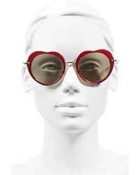 Miu Miu 52mm Round Sunglasses