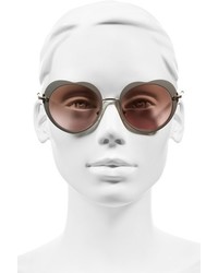Miu Miu 52mm Round Sunglasses