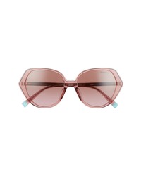 Tiffany & Co. 55mm Gradient Irregular Sunglasses