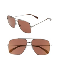 Givenchy 61mm Square Metal Sunglasses