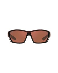 Costa Del Mar 63mm Polarized Oversize Wraparound Sunglasses