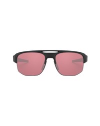 Oakley 68mm Rectangle Sunglasses In Matte Blackprizm Dark Golf At Nordstrom