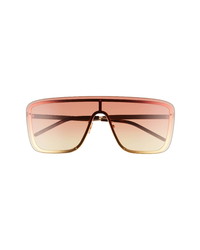 Saint Laurent 99mm Shield Sunglasses