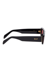 RetroSuperFuture Black Amaranth Issimo Rectangle Sunglasses