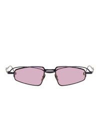 Kuboraum Black And Pink H73 Bl Sunglasses