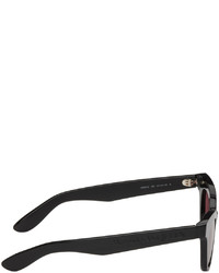 Alexander McQueen Black Mcqueen Angled Sunglasses