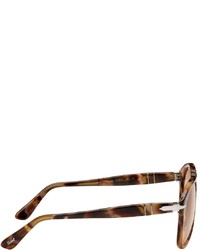 JW Anderson Brown Persol Edition Aviator Sunglasses