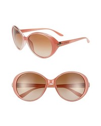 BVLGARI 58mm Oversized Sunglasses Pink One Size