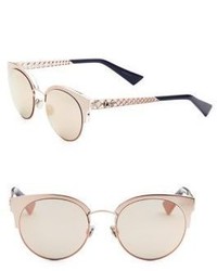 Christian Dior Dior Diorama Mini 54mm Mirrored Cat Eye Sunglasses