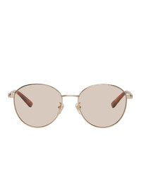 Gucci Gold And Pink Gg0853sk Sunglasses