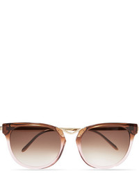 Thierry Lasry Gummy Cat Eye Acetate And Gold Plated Sunglasses Pink