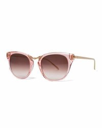Thierry Lasry Hinky Transparent Cat Eye Sunglasses Pink
