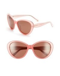 Lilly Pulitzer M 60mm Polarized Sunglasses Pink Pearl One Size