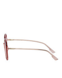 Dior Pink And Burgundy Sostellaire1 Sunglasses