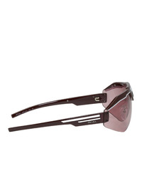 Prada Pink And Red Runway Sunglasses
