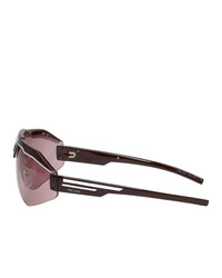 Prada Pink And Red Runway Sunglasses