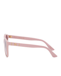 Gucci Pink Cat Eye Sunglasses