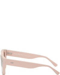 Acne Studios Pink Frame Metal Sunglasses