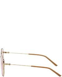 Gucci Pink Gold 56 Sunglasses