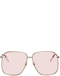 Gucci Pink Gold 61 Sunglasses
