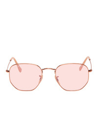 Ray-Ban Pink Hexagonal Evolve Sunglasses