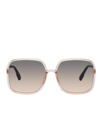 Dior Pink Oversized Sostellaire1 Sunglasses
