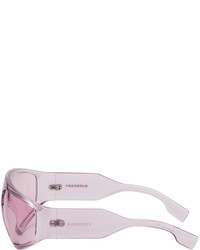 Burberry Pink Rectangular Sunglasses