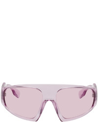 Burberry Pink Rectangular Sunglasses