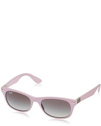 Ray-Ban Liteforce Rounded Wayfarer Sunglasses In Matte Antique Pink Rb4207 609811 52