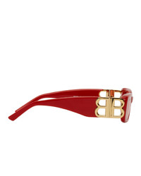 Balenciaga Red Dynasty Sunglasses