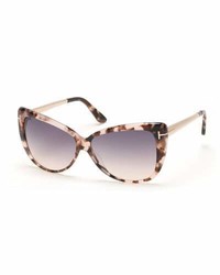 Tom Ford Reveka Gradient Butterfly Sunglasses