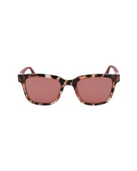 Converse Rise Up 51mm Sunglasses In Pink Tortoise At Nordstrom