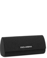 Dolce & Gabbana Round Frame Rose Gold Tone Sunglasses Pink