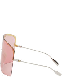 Gucci Silver Shield Sunglasses