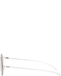Maison Margiela White Mykita Edition Mmesse019 Sunglasses