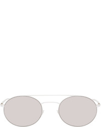 Maison Margiela White Mykita Edition Mmesse019 Sunglasses