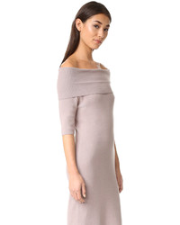 Cupcakes And Cashmere Jason Off Shoulder Sweater Dress