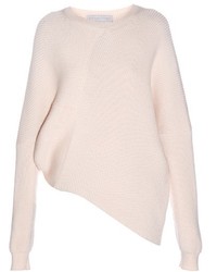 Stella McCartney Asymmetric Long Sleeved Ribbed Sweater