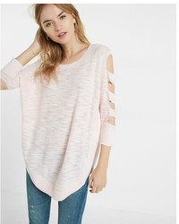 Express Cut Out Shoulder Tunic Sweater