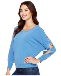 Splendid Double Cut Out Pullover Long Sleeve Pullover