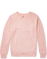 SAVE KHAKI UNITED Mlange Loopback Cotton Jersey Sweatshirt