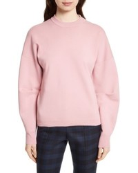 Tibi Sculpted Zip Back Pullover