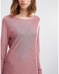 Vero Moda Slash Neck Long Sleeve Sweater