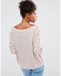 Vero Moda Stones Sweater In Pink