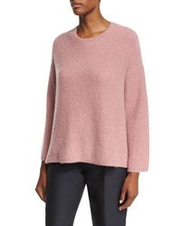 Co Tie Back Bell Sleeve Sweater Rose