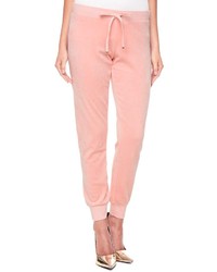 Juicy Couture Modern Track Slim Velour Pant