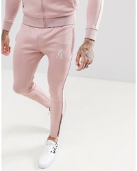 Gym King Skinny Poly Joggers In Pink With