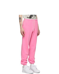 ERL Ssense Pink Logo Lounge Pants