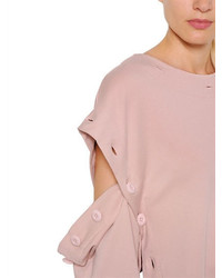 MM6 MAISON MARGIELA Cotton Sweatshirt W Detachable Sleeves
