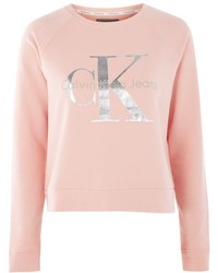 Calvin Klein Foil Logo Crew Sweatshirt